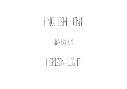 Horizon-Light.otf下载