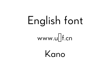 Kano.otf下载