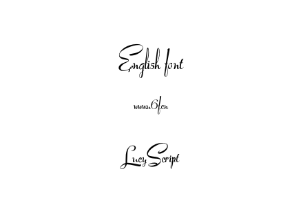 LucyScript.otf下载