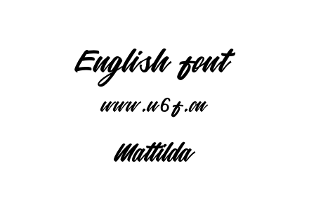 Mattilda.otf下载