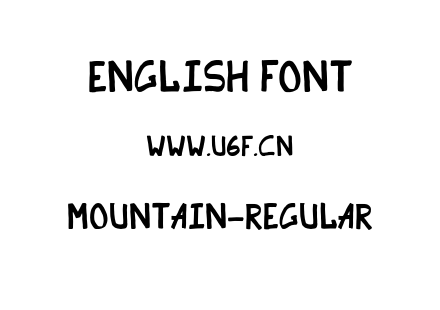 Mountain-Regular.otf下载