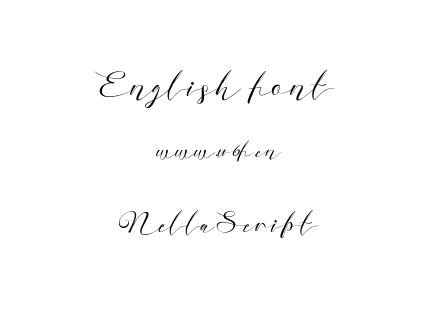 NellaScript.otf下载