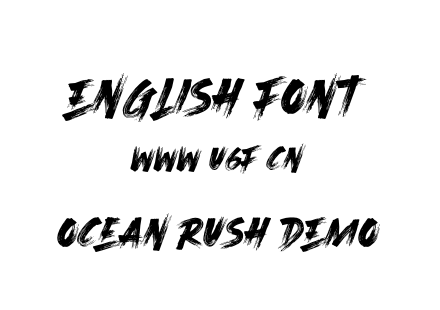Ocean Rush DEMO.otf下载