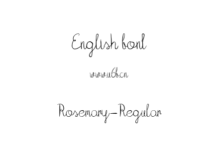 Rosemary-Regular.otf下载
