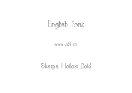 Skarpa Hollow Bold.otf下载