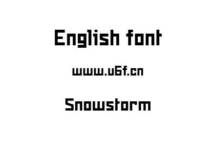 Snowstorm.otf下载
