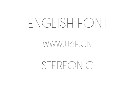 Stereonic.otf下载