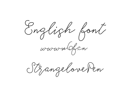 StrangelovePen.otf下载
