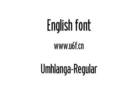 Umhlanga-Regular.otf下载