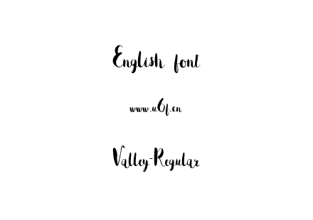 Valley-Regular.otf下载
