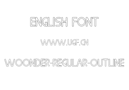WOONDER-Regular-Outline.otf下载