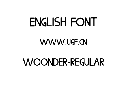 WOONDER-Regular.otf下载