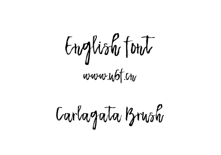 Carlagata Brush.otf下载