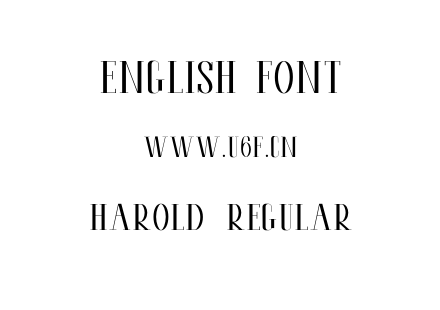 Harold-Regular.otf下载