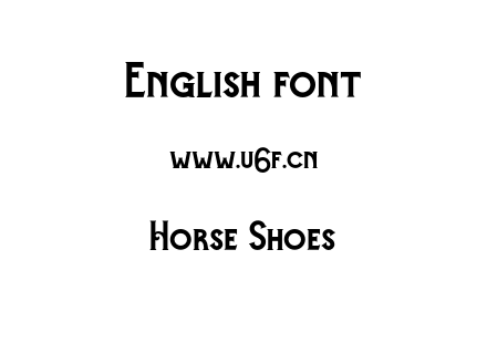 Horse Shoes.otf下载