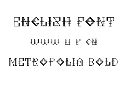 Metropolia-Bold.otf下载