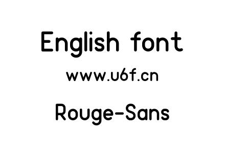 Rouge-Sans.otf下载