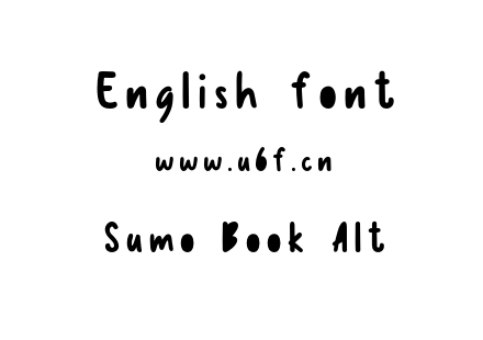 Sumo Book Alt.otf下载