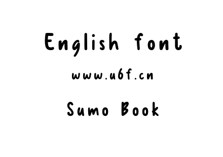 Sumo Book.otf下载