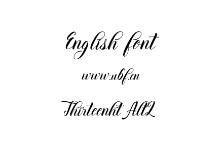 Thirteenht Alt2.otf下载