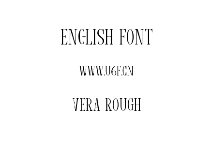 Vera Rough.otf下载