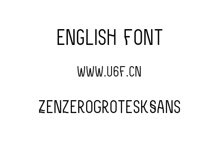 ZenzeroGroteskSans.otf下载