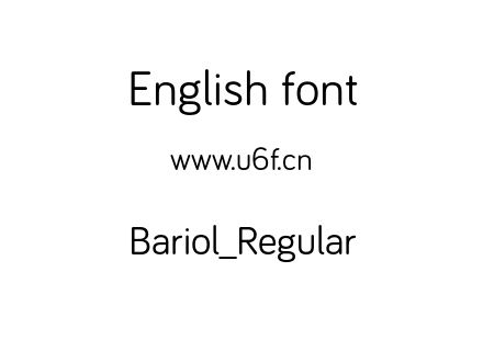 字体-Bariol_Regular.otf下载