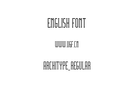 Architype_regular.otf下载