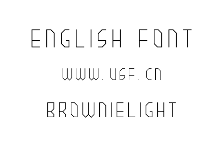 BROWNIElight.otf下载