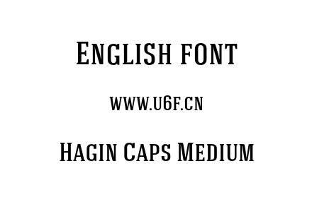Hagin Caps Medium.otf下载