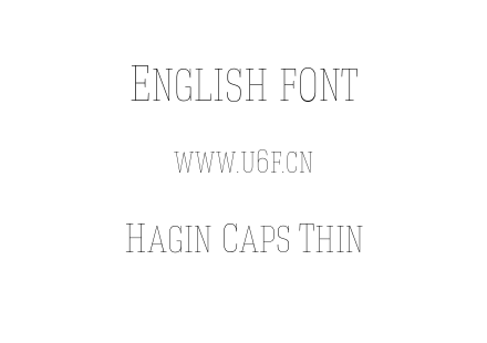 Hagin Caps Thin.otf下载