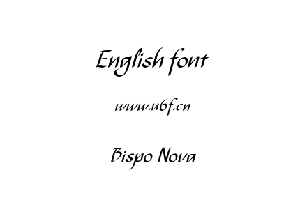 Bispo Nova.otf下载