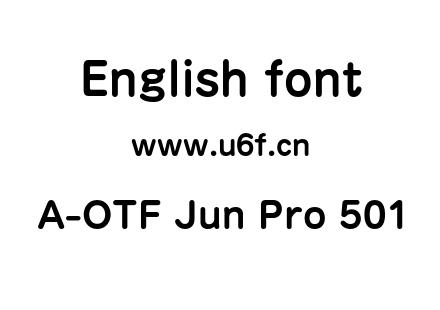 A-OTF Jun Pro 501.otf