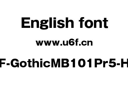 A-OTF-GothicMB101Pr5-Heavy.otf