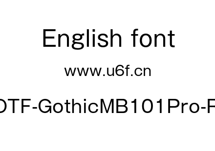A-OTF-GothicMB101Pro-Reg.otf