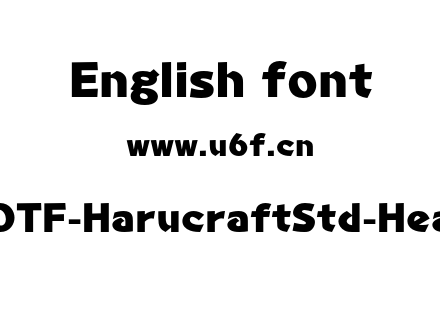 A-OTF-HarucraftStd-Heavy.otf