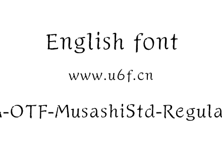 A-OTF-MusashiStd-Regular.otf下载