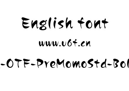 A-OTF-PreMomoStd-Bold.otf下载