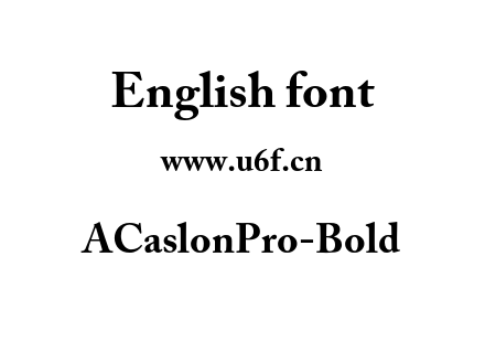 ACaslonPro-Bold.otf下载