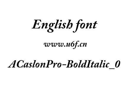 ACaslonPro-BoldItalic_0.otf下载