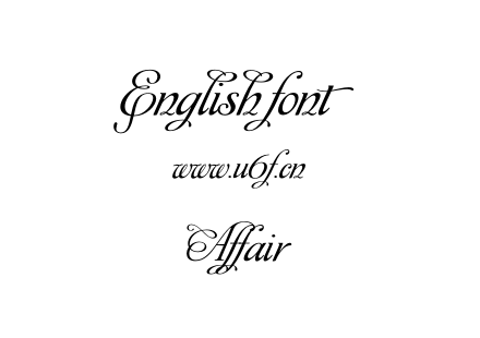 Affair.otf下载