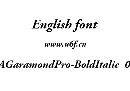 AGaramondPro-BoldItalic_0.otf下载