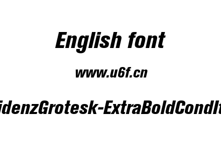 字体-AkzidenzGrotesk-ExtraBoldCondItalic.otf下载