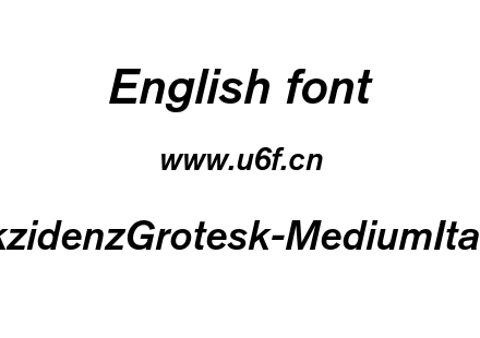 字体-AkzidenzGrotesk-MediumItalic.otf下载