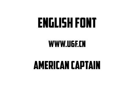 American Captain.otf下载
