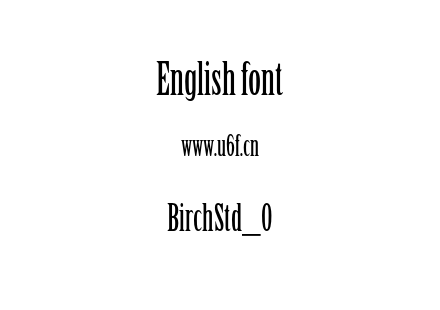 BirchStd_0.otf下载