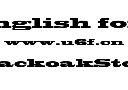 BlackoakStd_0.otf下载
