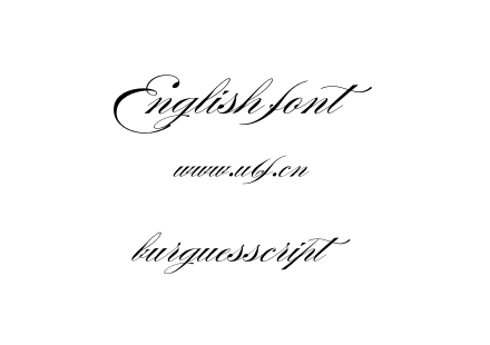 burguesscript.otf下载