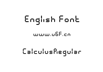 CalculusRegular.otf下载