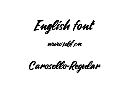 Carosello-Regular.otf下载